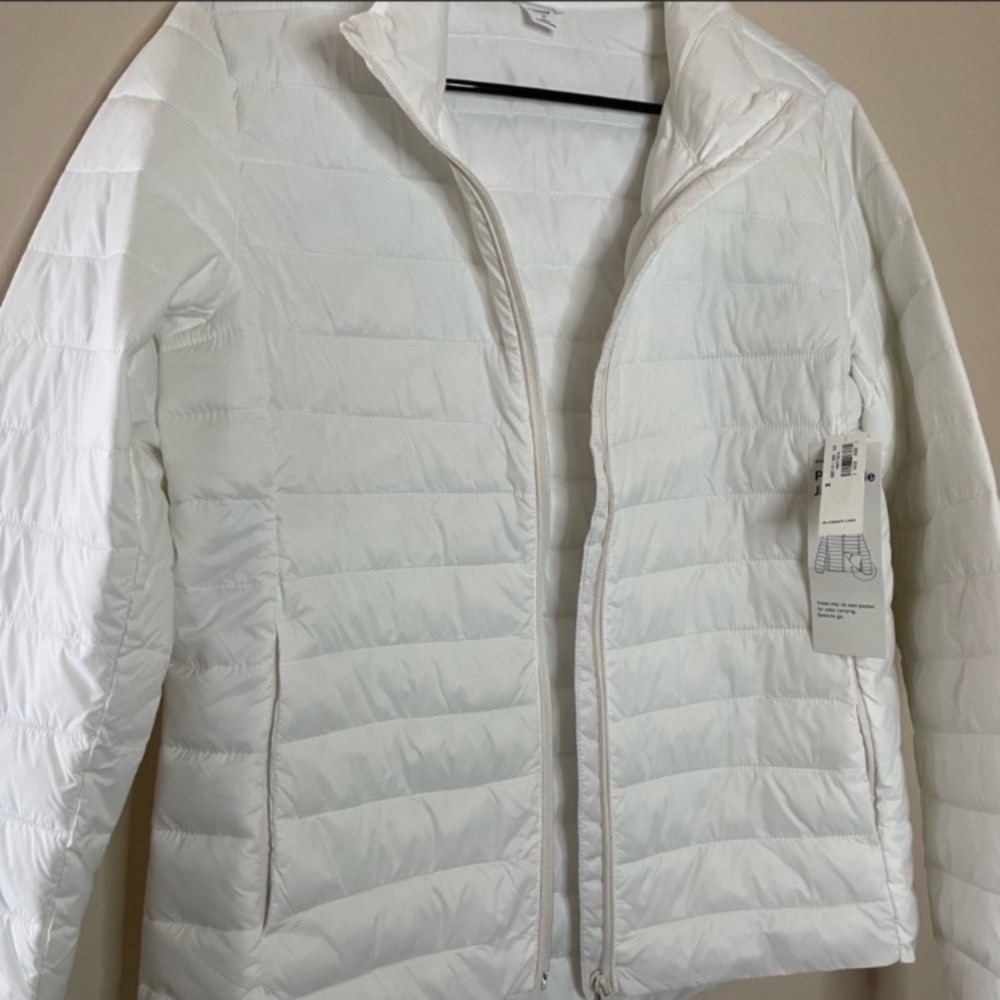 White Puffer Jacket